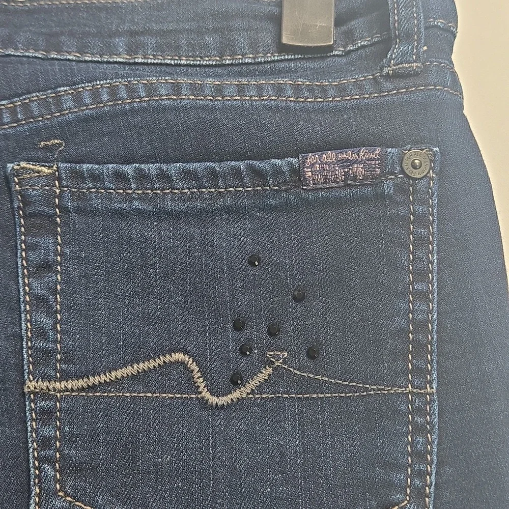 7FAM Girls/Child Size 14 Jeans Roxanne Dark Denim